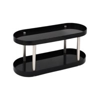 Bothyi - Estante Para Ducha, Organizador De Maquillaje, Baño, Escritorio, Estante De Almacenamiento Para Baño, Negro