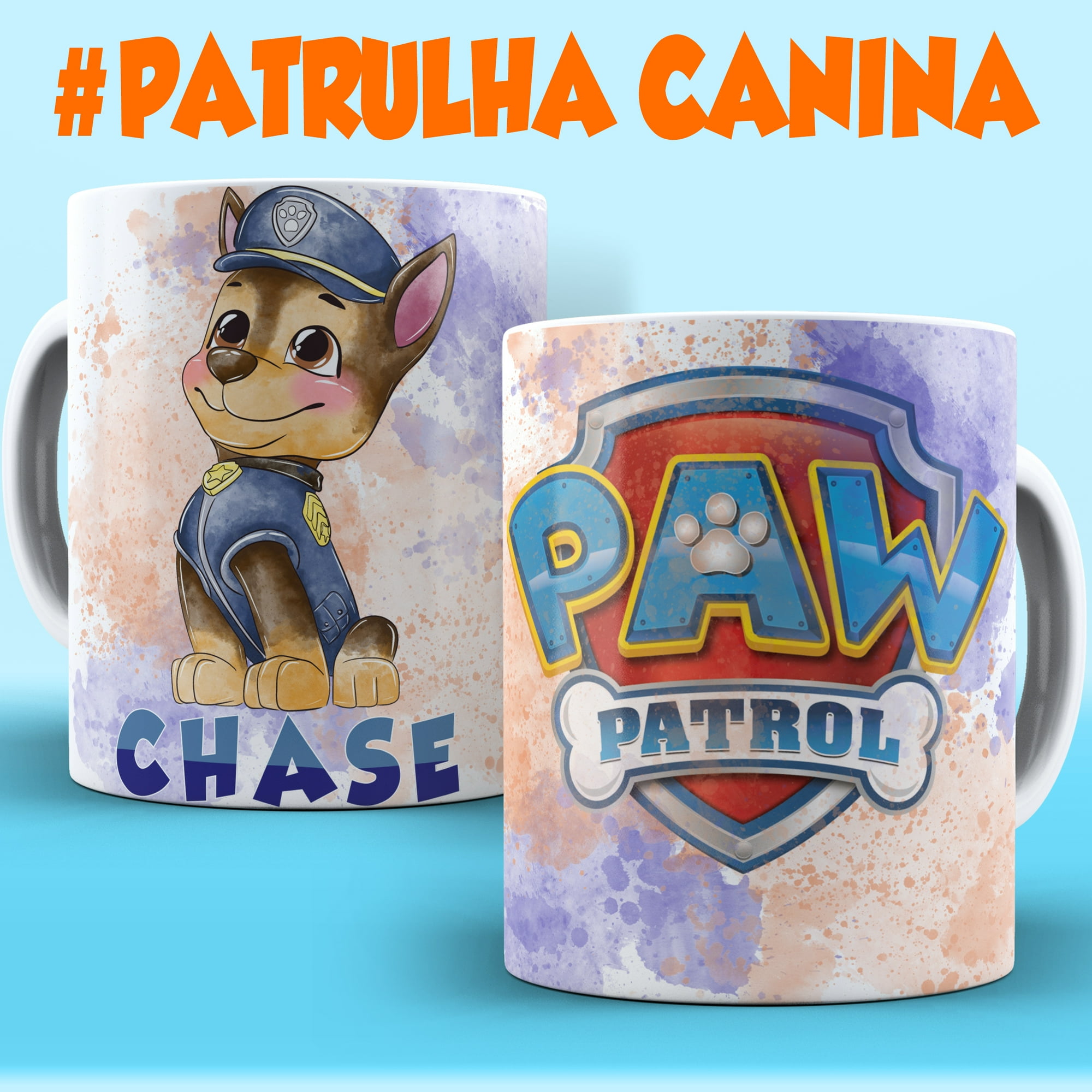 Arumistorechile - Tazon Taza Colección Paw Patrol Chase