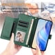 thumbnail image 3 of FOXDOCK Funda Tipo Cartera para Realme 15 Pro 5G Cuero PU con Cremallera y Correa de Muñeca, Ranuras para Tarjetas, Soporte Plegable, Cierre Magnético, 3 of 5