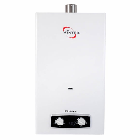 Calefont Tiro Forzado 10 Lts Display LCD Gas Licuado Winter