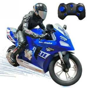 Maravillas Valdivia - Motocicleta De Juguete Moto Control Remoto 2.4 Ghz Azul