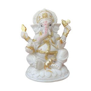 Bothyi - Estatua De Resina De Dios Elefante Hindú Escultura De Buda Indio Figuritas De Ganesh