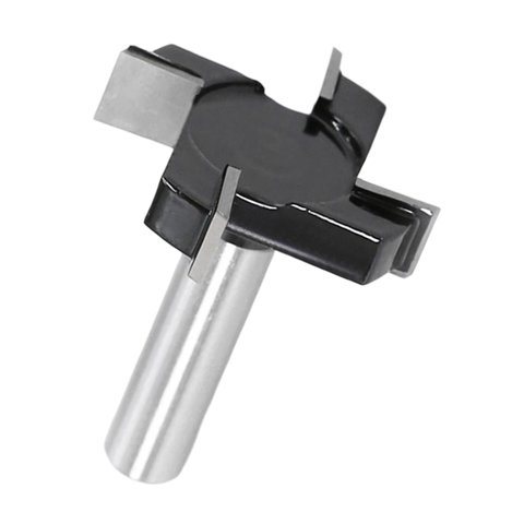 Ioensy - Broca Para Enrutador De Superficie De Spoilboard Cnc De 1/2"" Broca Para Enrutador De Aplanamiento De Losa De Madera