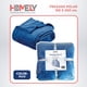 thumbnail image 3 of Frazada Polar Termica 2 Plazas Homely Manta 150x200cm Azul, 3 of 11