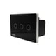 thumbnail image 1 of Interruptor Wifi RF Vector Design Sin Neutro Touch 3 Canales Negro, 1 of 3