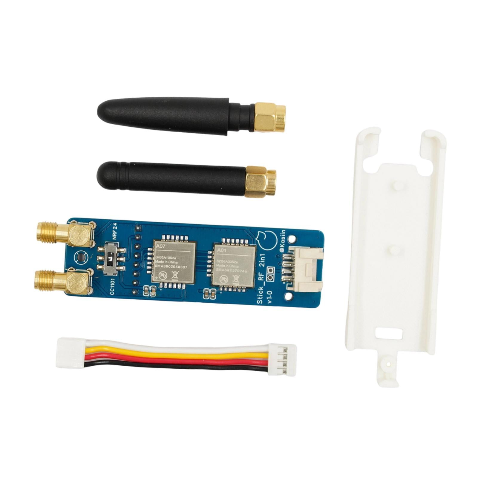 Magideal - Placa De Desarrollo Kit Iot Módulo De Expansión Dispositivo De Comunicación Con Compatibilidad Stickc Para Cc1101 Y Nrf24 Adecuado Para Pruebas De Señ Interfaz 4