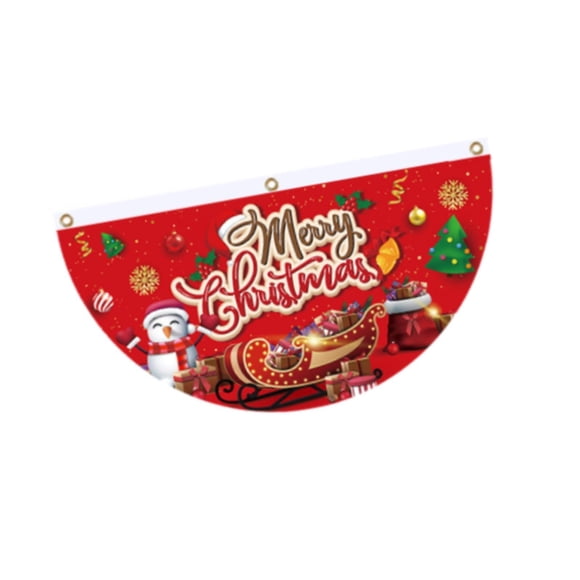 Banderines Navideños Para Colgar En La Barandilla, Decoración Para Fiestas Navideñas, Estilo C