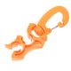 thumbnail image 1 of Soporte De Manguera Doble BCD De Buceo Con Clip Naranja, 1 of 3