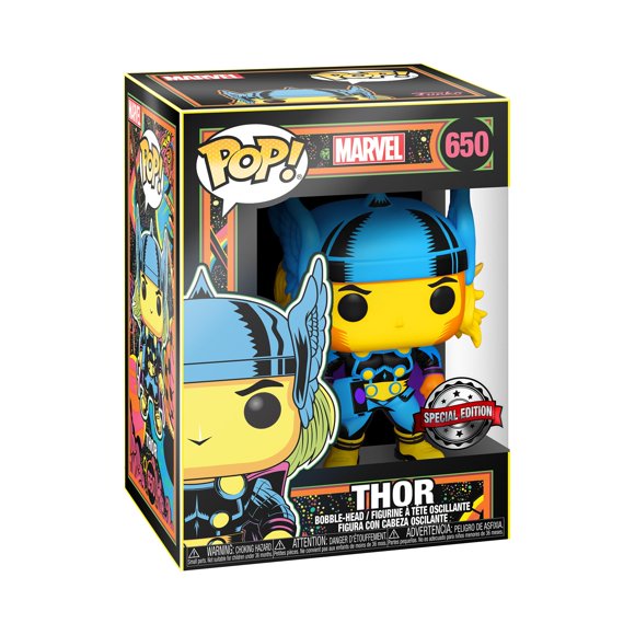 Figura de vinilo Funko POP! Marvel Black Light Thor 9.5 cm