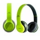 thumbnail image 1 of Audífonos Bluethooth FM tarjeta SD Pequeños Color Verde, 1 of 3