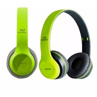 Genérico - Audífonos Bluethooth Fm Tarjeta Sd Pequeños Color Verde