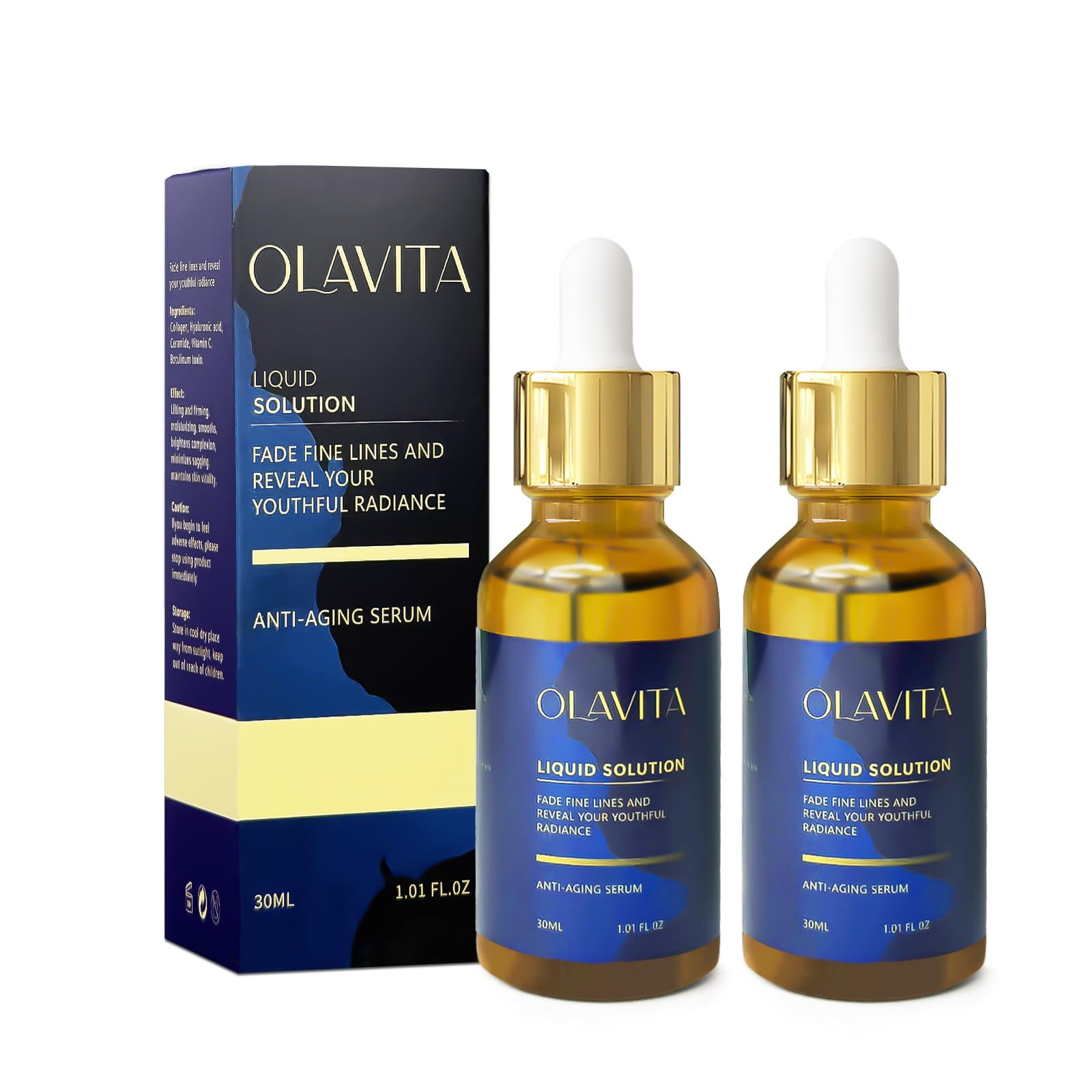 Olavita - Sérum Facial Vitamina C Y E Antienvejecimiento Reafirmante 60 Ml 2p
