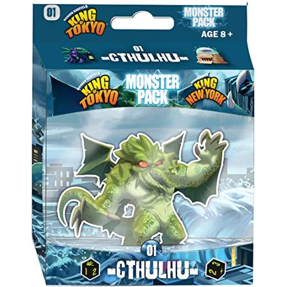 Paquete de juegos de monstruos de Cthulhu King of Tokyo IELLO