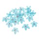 thumbnail image 5 of 20 flores Flatback Button Rhinestone adornos para bodas de color azul claro, 5 of 5