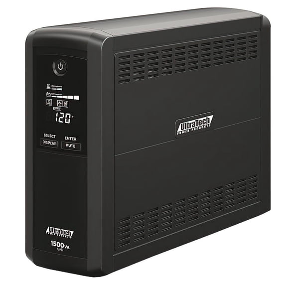 UPS W Box Technologies 1500VA/900W con pantalla LCD, USB y regulación automática de voltaje (AVR)