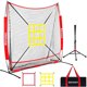 thumbnail image 1 of ZONLOLO 6x6ft Baseball Softball Net for Hitting, Pitching, 1 of 3