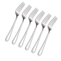 Magideal - Tenedores De 6 Uds., Cubiertos Para El Día A Día, Tenedor De Cena Moderno Portátil, Vajilla De Cocina Para Restaurante, Hotel, Fiesta De San Valentín