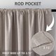 thumbnail image 3 of Cortinas Zyvola 213 cm Opacas de Falso Lino Beige, 3 of 9