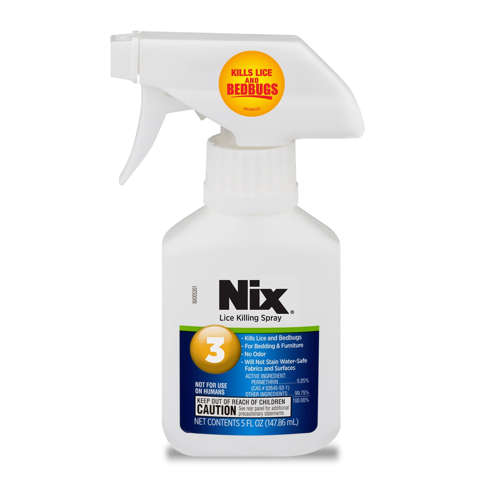 Elimina Piojos Y Chinches Spray Nix Para El Hogar, La Ropa De Cama Y Los Muebles
