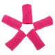 thumbnail image 2 of 5pcs soporte elástico de las mangas del protector del dedo para el baloncesto rosa roja, 2 of 5