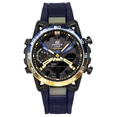 Casio - Reloj Digital Para Hombre Edifice Sospensione Nighttime Drive Smartphone Link Tough Solar Ecb-2000Np-1A 100M