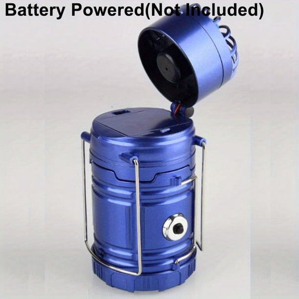 1pc 4-In-1 Solar Rechargeable Lantern With Fan And Mobile Phone Charging Port, Outdoor Camping Lamp Solar Multifunctional Household Portable Strong Light Emergency Lantern