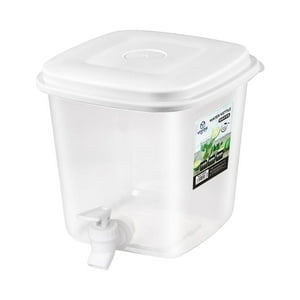 Genérico - Hervidor Frío Con Grifo, Dispensador De Jugo De Bebidas Frías, Jarra Para Refrigerador, Hogar, 3,5 L, Cuadrado