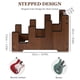 thumbnail image 2 of Soporte para guitarra EAMC XHXX de 3 soportes, madera color nogal, 2 of 7