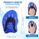thumbnail image 2 of Palas de natación HacoFlash HacoFlash, mano de entrenamiento de natación, color azul, 2 of 6