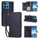 thumbnail image 2 of Funda Cartera Trébol para Motorola Moto G75 5G con Ranuras Tarjetas y Carga Inalámbrica Azul oscuro, 2 of 6