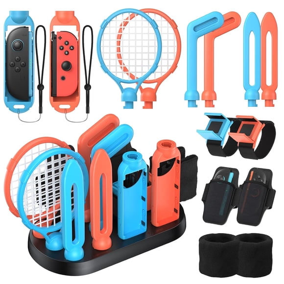 Paquete de Accesorios para Deportes Compatible con Nintendo Switch 2 Controladores L/R, Estación de Almacenamiento y Organización para Joy-Con Grip