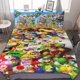 thumbnail image 1 of Mario Duvet Cover Set 3-Piece Bedding Set Soft Warm And Comfortable Soft Bed Set for Bedroom All Season Bed Sheets, 1 of 5