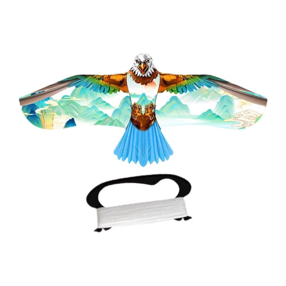 Cometa Eagle, Fácil De Volar, Con Línea Ripstop, Cometa Para Principiantes, Ideal Para Playa, Patio, Senderismo.