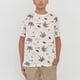 thumbnail image 3 of Polera Niño Teen Manga Corta Full Texto Crudo Corona, 3 of 5