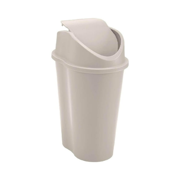 Basurero vaiven 10l taupe Rimax Ruedas No Taupe