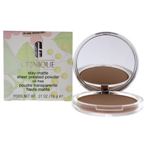 Clinique - Polvo Prensado Transparente Stay-Matte - Manténgase Neutro (Mf) - Combinación Seca A Grasa De Para Es - Polvo