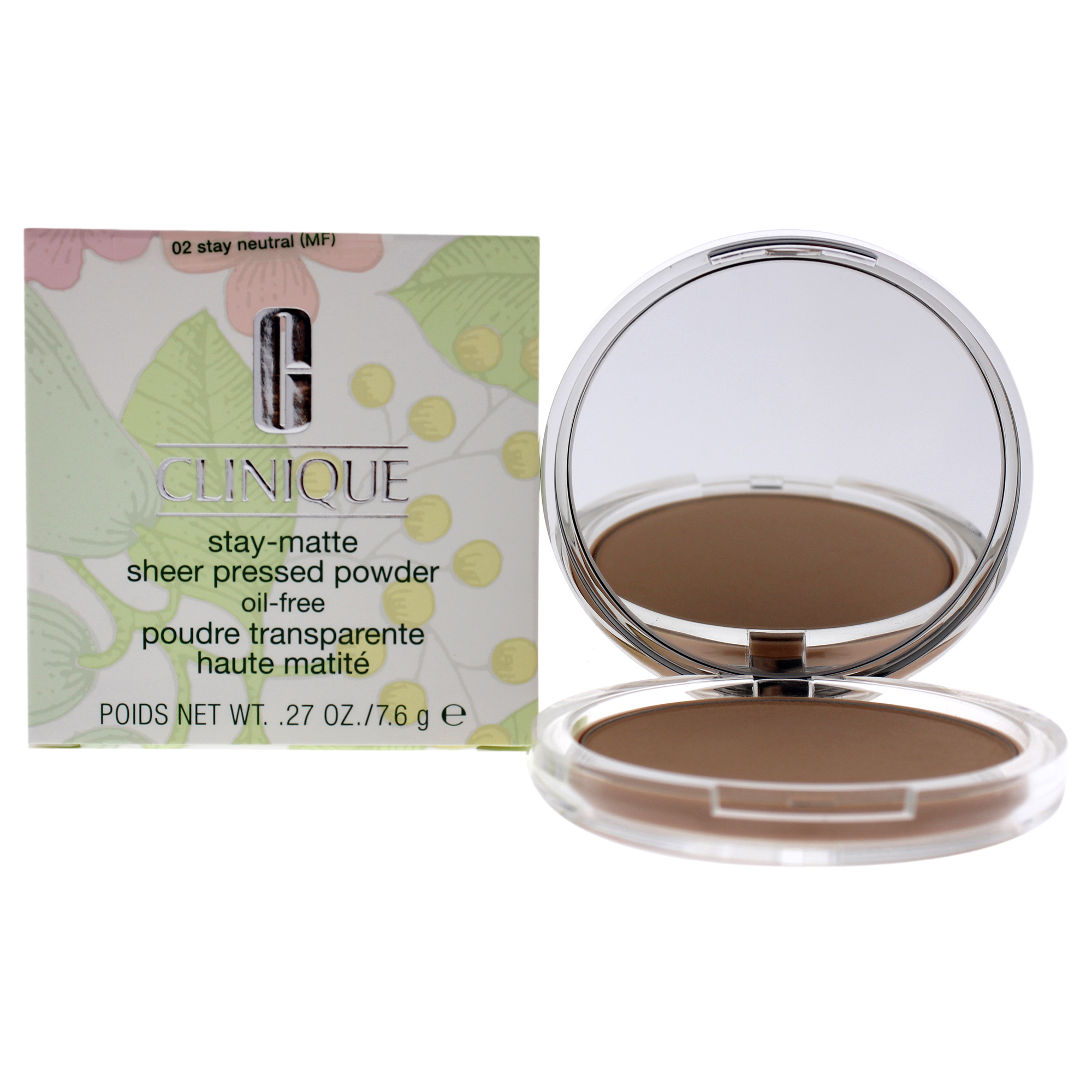 Clinique - Polvo Prensado Transparente Stay-Matte - Manténgase Neutro (Mf) - Combinación Seca A Grasa De Para Es - Polvo