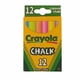 thumbnail image 2 of Chalk Bundle Crayola, tiza blanca no tóxica (12 unidades) y de colores, 2 of 3
