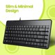 thumbnail image 4 of Teclado Perixx PERIBOARD-409P PS/2 Negro Distribución US, 4 of 9