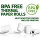 thumbnail image 2 of Rollo de papel térmico Gorilla Supply, 55 g/m², 80 mm x 70 m, 10 rollos, 2 of 7