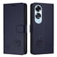 thumbnail image 5 of Funda tipo cartera FOXDOCK para OPPO A60 4G con soporte, ranuras, RFID, diseño de gato, 5 of 5