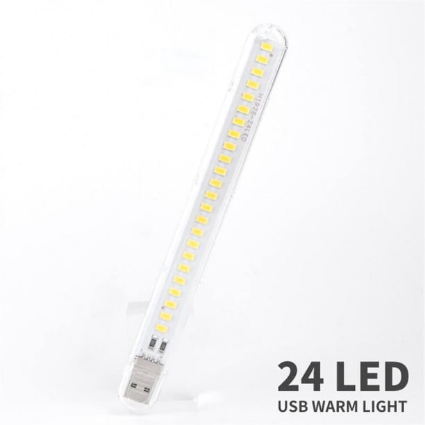 24LED Mini Portable Led Lights USB Night Light Book Light Eye Protection Reading Night Light Mobile Power Reading Night Light Gift For Girl/Boyfriend/Valentines/Easter