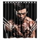 thumbnail image 1 of Cortina de ducha de la película Hugh Jackman: Wolverine, juego de cortinas de baño con ganchos, tamaño 66 x 72 pulgadas, 1 of 3