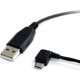 thumbnail image 1 of Cable USB StarTech.com de 1,8 m con ángulo izquierdo negro, 1 of 2