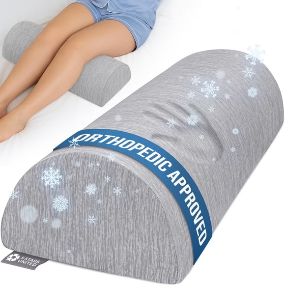 Almohada para rodillas 5 STARS UNITED grande de espuma viscoelástica con funda refrescante