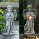 thumbnail image 4 of Estatua de ángel de resina con luz solar para jardín Rezpuao, 31 cm, 4 of 8