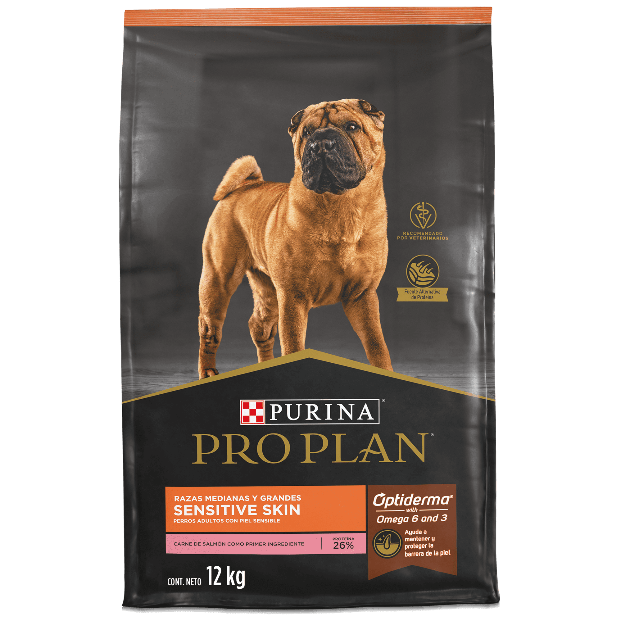 Purina Pro Plan Adulto Raza Mediana Y Grande Sensitive Skin Salmon 12 Kg