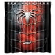 thumbnail image 1 of Cortina de ducha con el logotipo de Spiderman, juego de cortinas de baño con ganchos, tamaño 66 x 72 pulgadas, 1 of 3