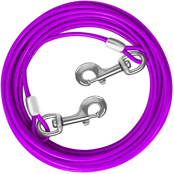 Correa HaiYUAN Cable de Sujeción para Perro 75 kg Clip Giratorio 360°