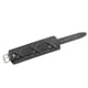 thumbnail image 1 of Brazalete ancho de cuero hecho a mano Cross Punk Biker Men Bangle Black, 1 of 5